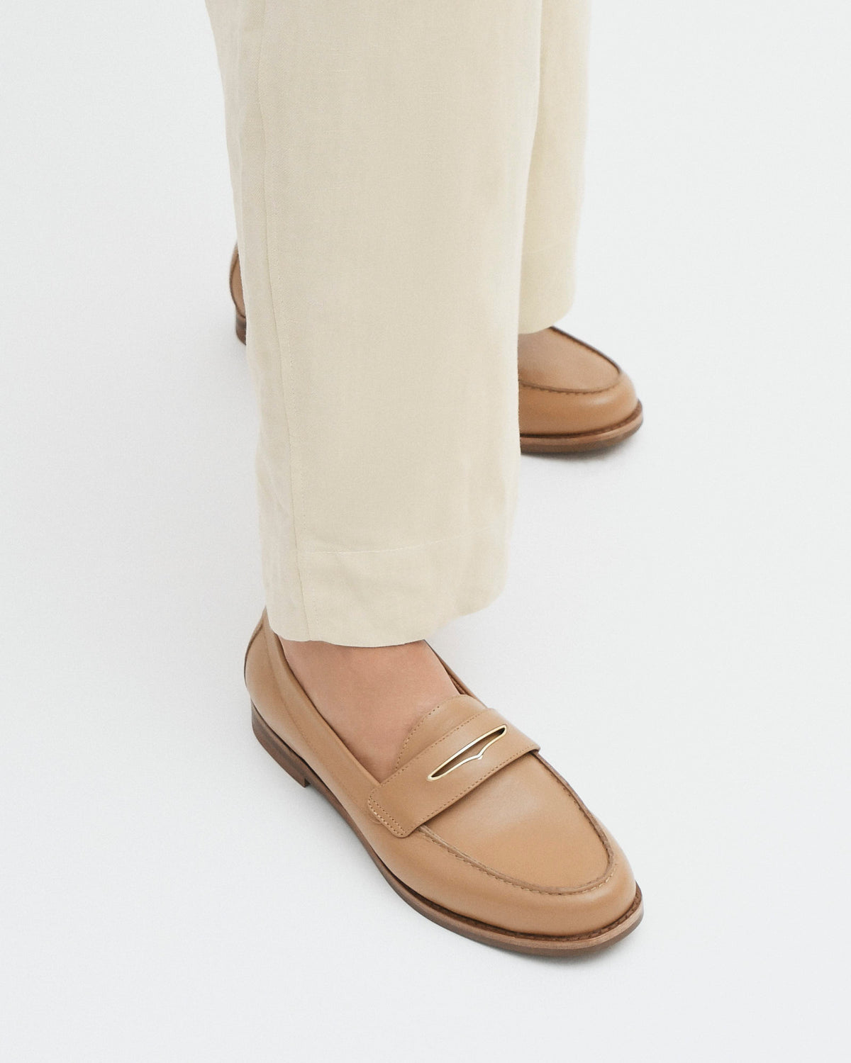 TAVI LOAFERS TAN LEATHER