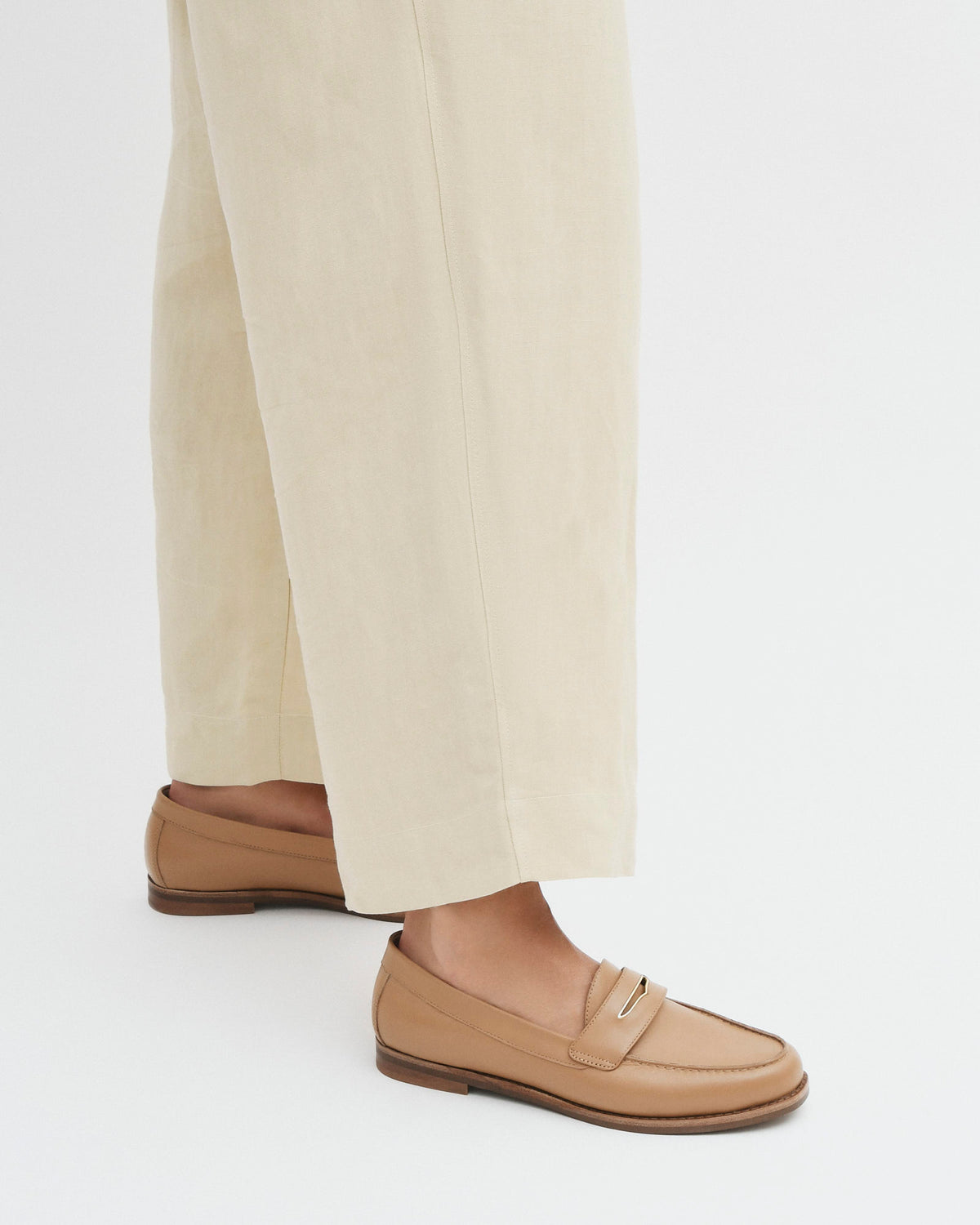 TAVI LOAFERS TAN LEATHER