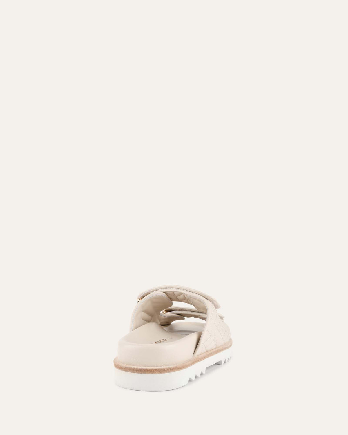 VERITY FLAT SANDALS OFF WHITE LEATHER