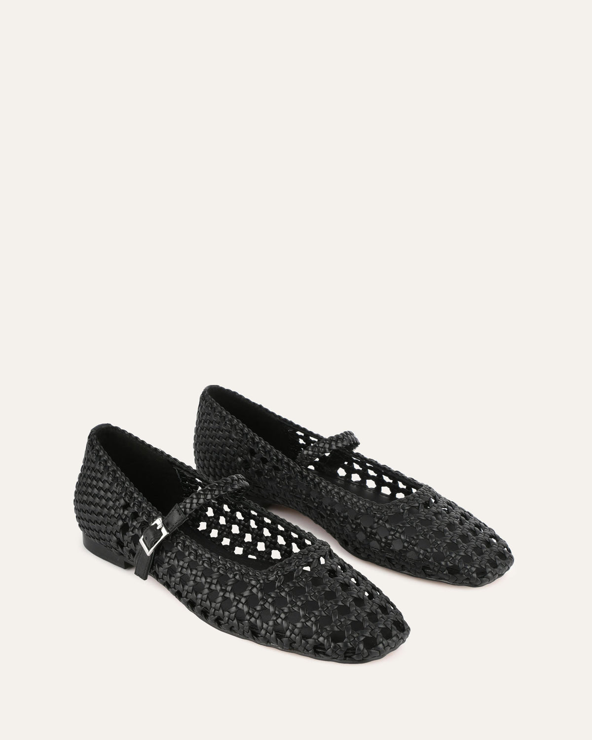 WILLIS CASUAL FLATS BLACK LEATHER