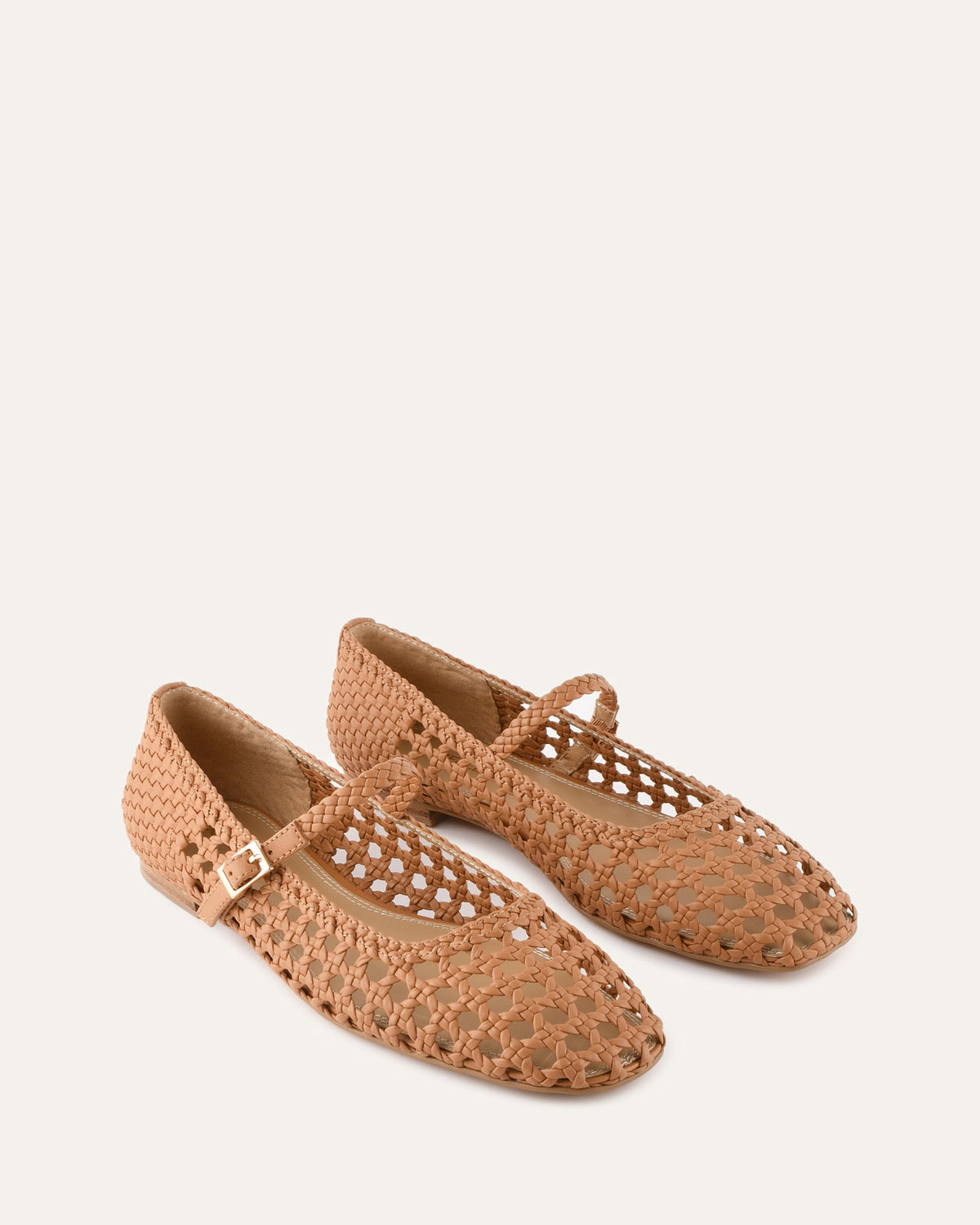 WILLIS CASUAL FLATS TOFFEE LEATHER