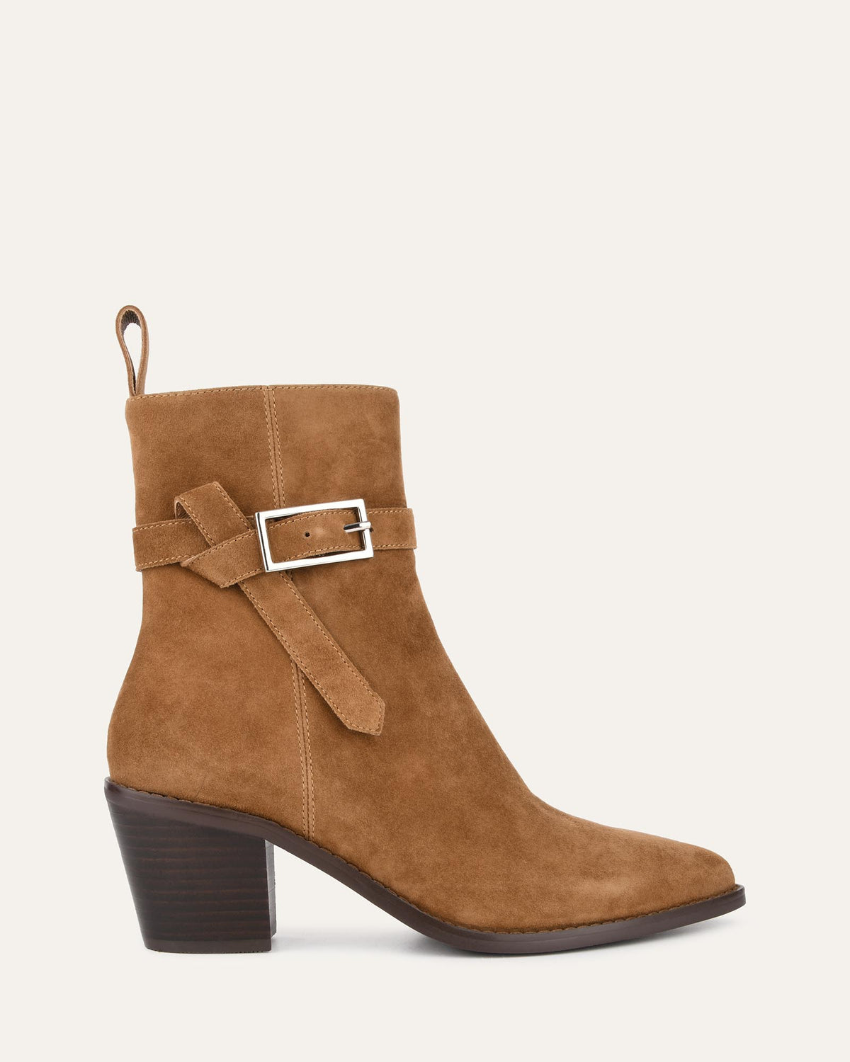 ZENA MID ANKLE BOOTS BISCUIT SUEDE