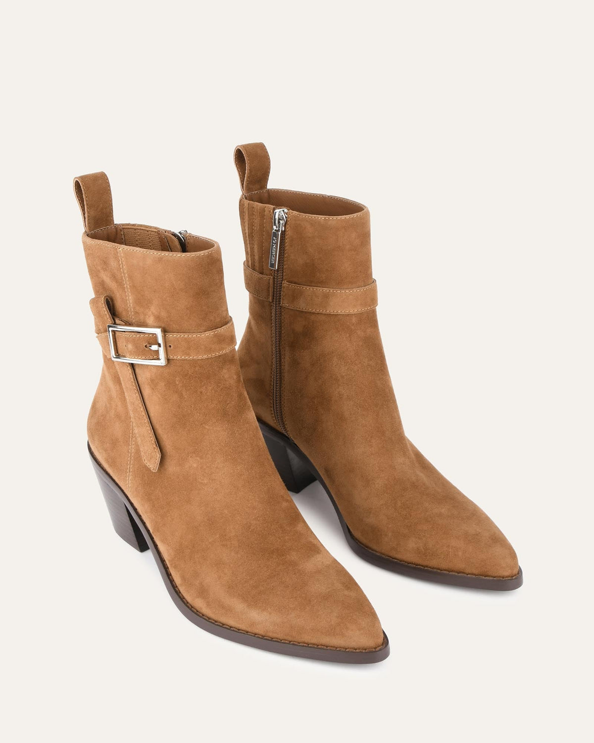 ZENA MID ANKLE BOOTS BISCUIT SUEDE