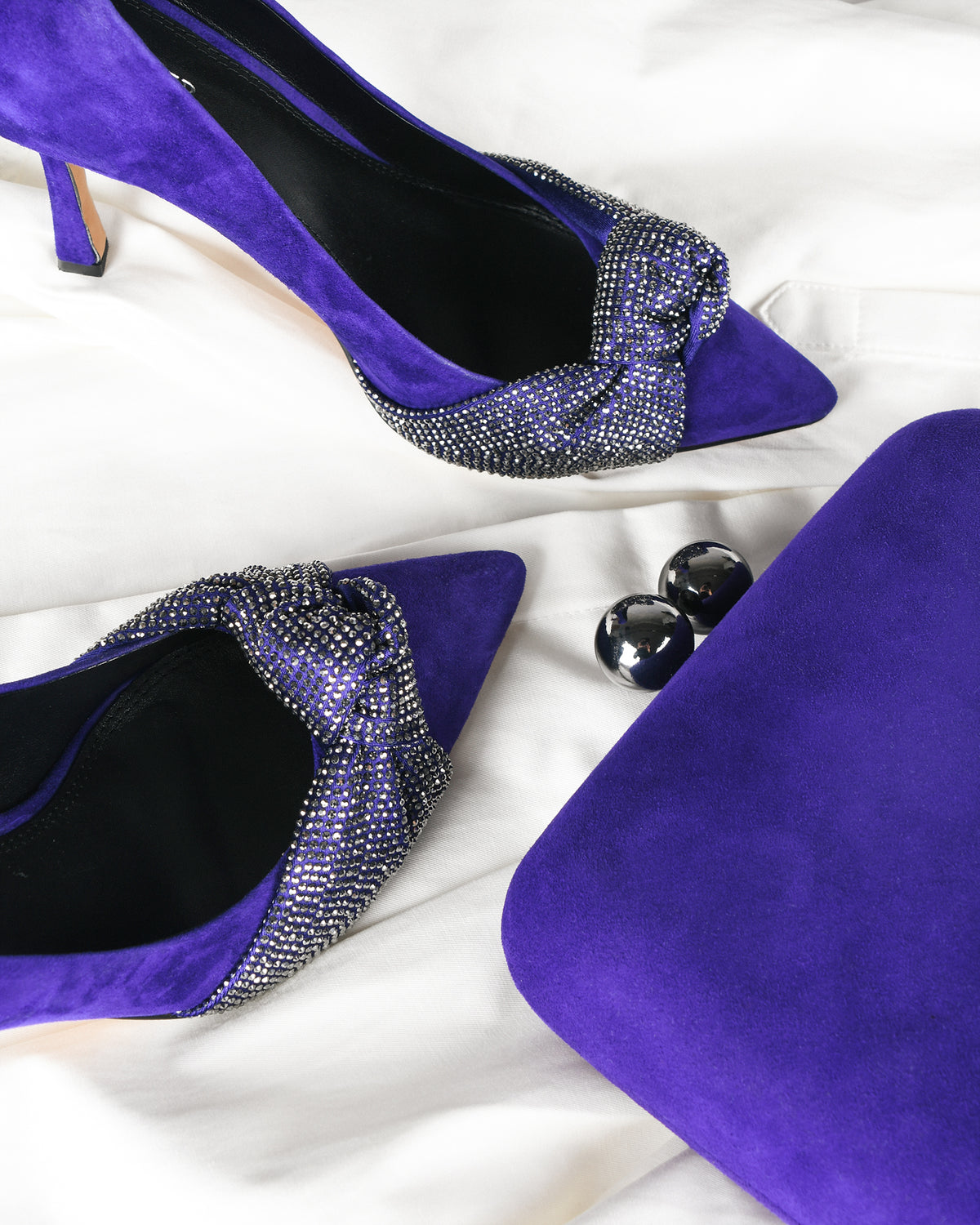 LEXIE HIGH HEELS ULTRA VIOLET SUEDE